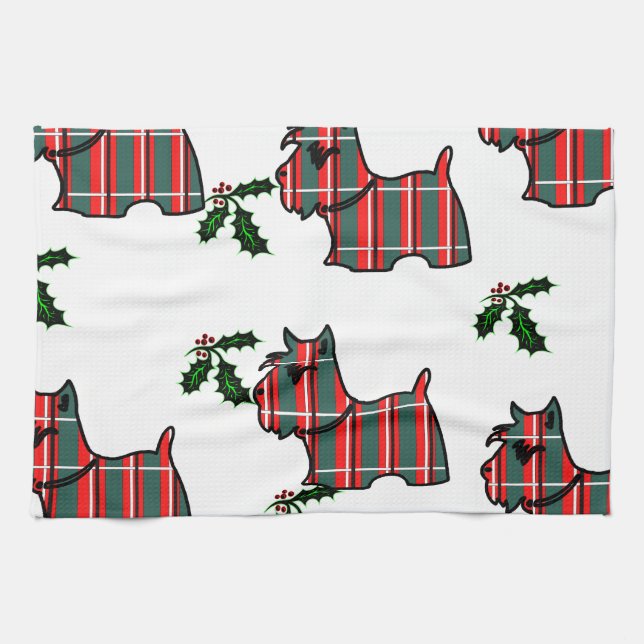 SCOTTISH TERRIER KITCHEN TOWEL (Horizontal)