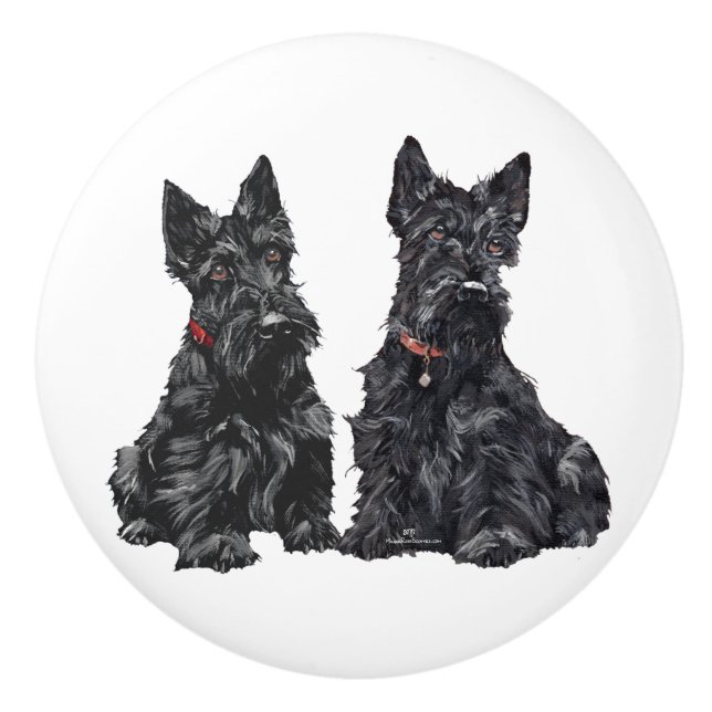 Scottish Terrier Knobs (Front)