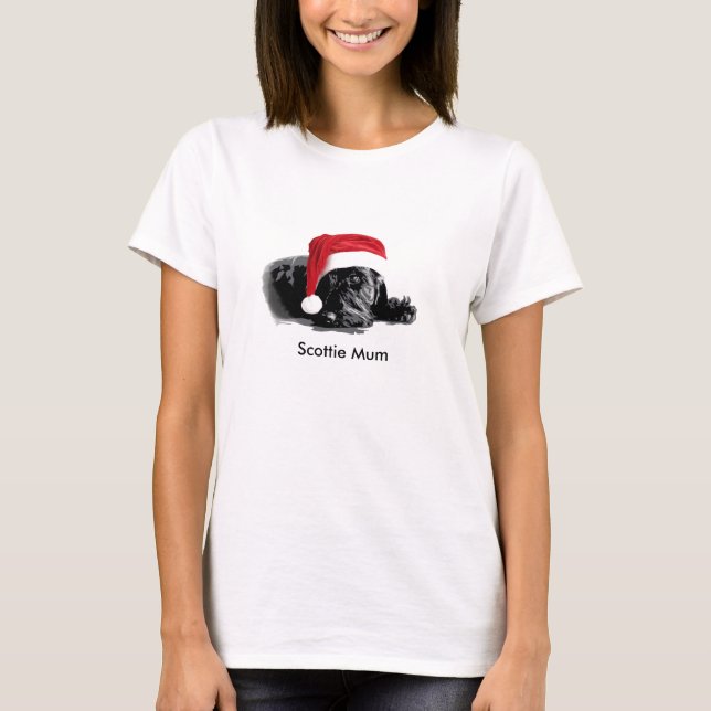 Scottish Terrier ladies t-shirt (Front)