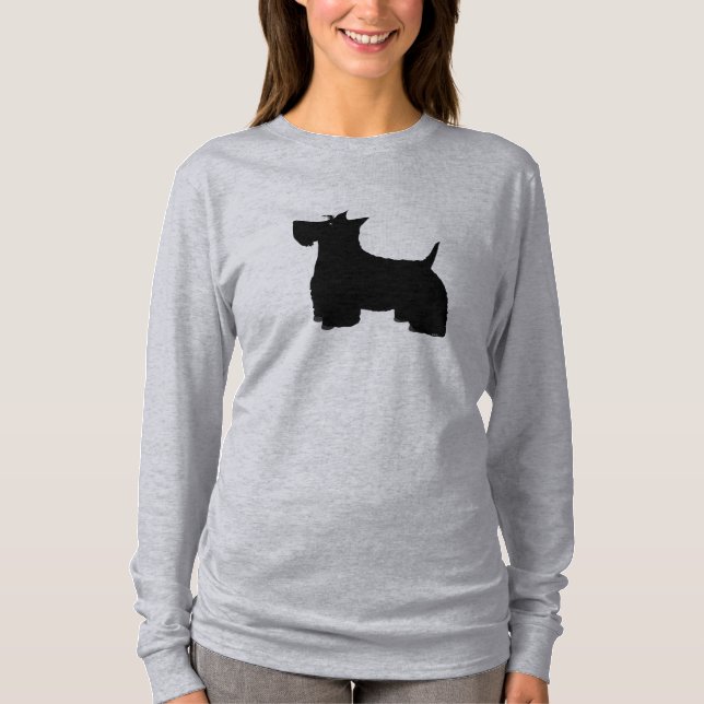 Scottish Terrier Long Sleeve Shirt (Front)