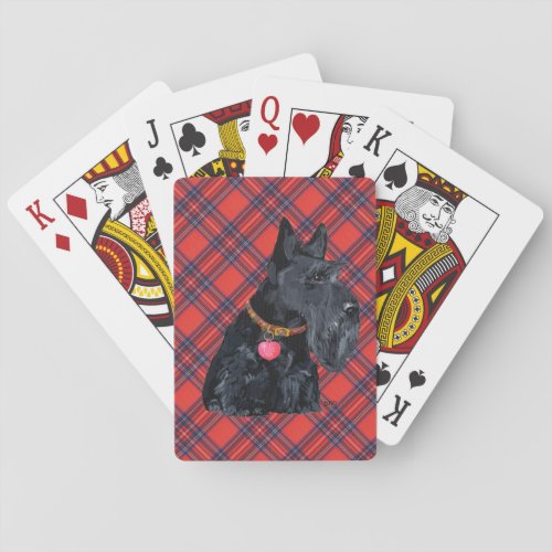 Scottish Terrier Love Poker Cards