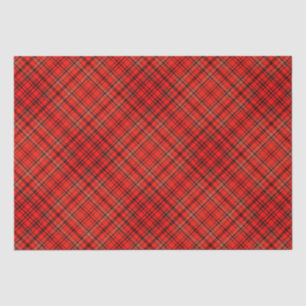 Scottish Terrier Merry Christmas Plaid Tissue Paper