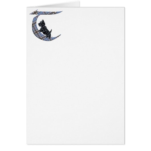 Scottish Terrier Monogram T Cards (Front)