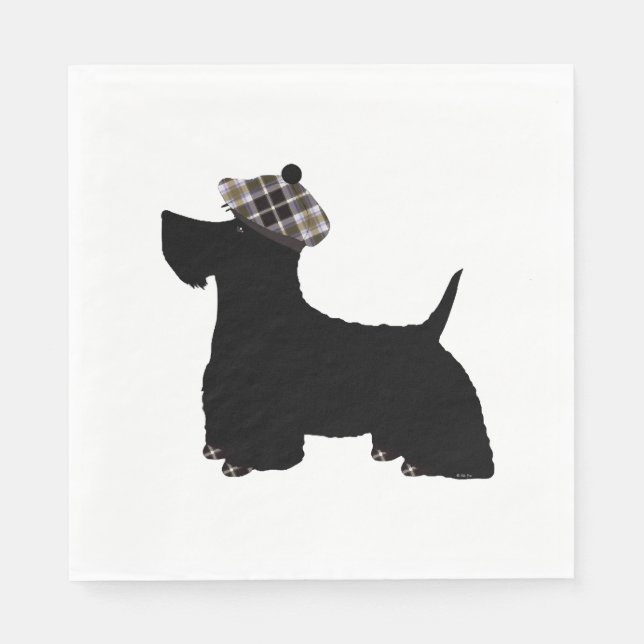 Scottish Terrier Napkins (Front)