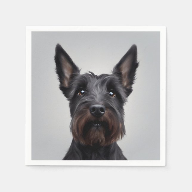 Scottish Terrier Napkins (Front)