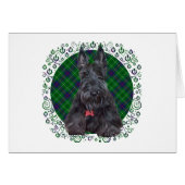 Scottish Terrier on Tartan (Front Horizontal)