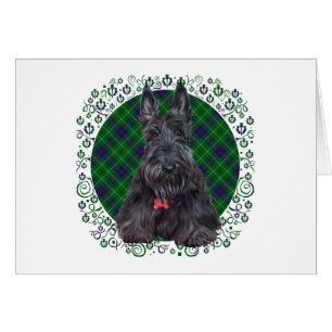 Scottish Terrier on Tartan Cards