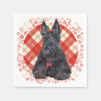Scottish Terrier on Tartan