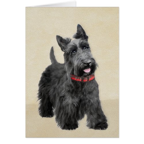 Scottish Terrier Painting _ Cute Original Dog Art