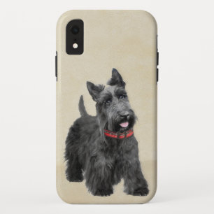 Scottish Terrier Painting - Cute Original Dog Art iPhone XR Case