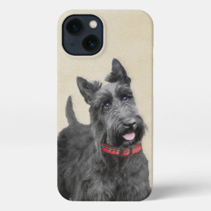 Scottish Terrier Painting - Cute Original Dog Art iPhone 13 Case