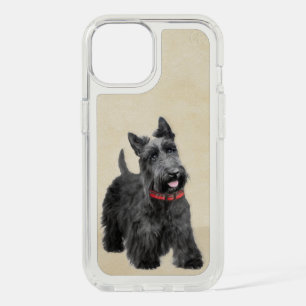 Scottish Terrier Painting - Cute Original Dog Art iPhone 15 Case