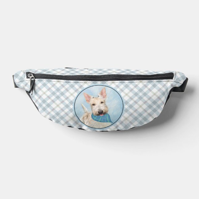 Scottish Terrier Painting Wheaten Original Dog Art Fanny Pack (Lay Down)
