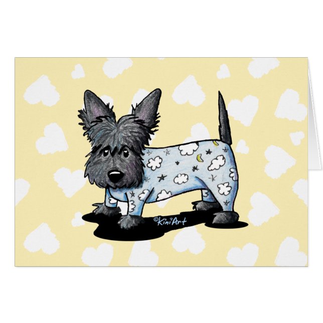 Scottish Terrier Pajamas (Front Horizontal)