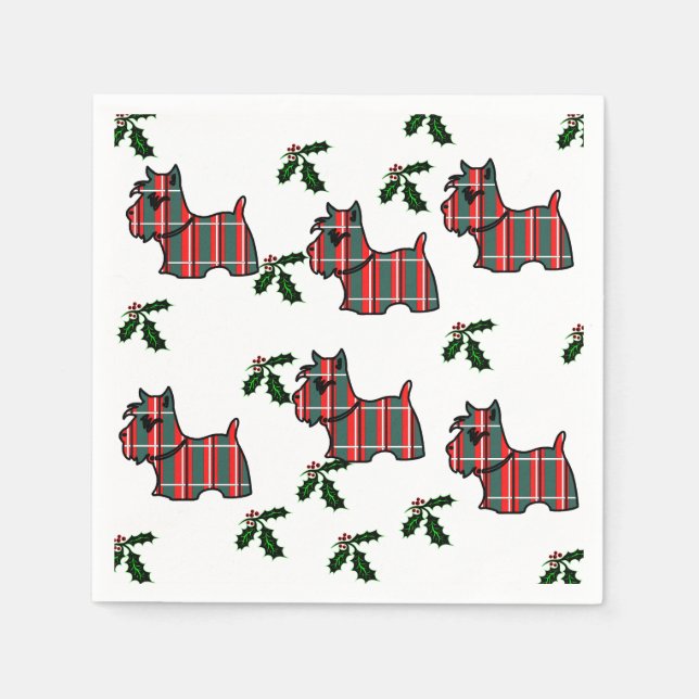 SCOTTISH TERRIER PAPER NAPKINS (Front)