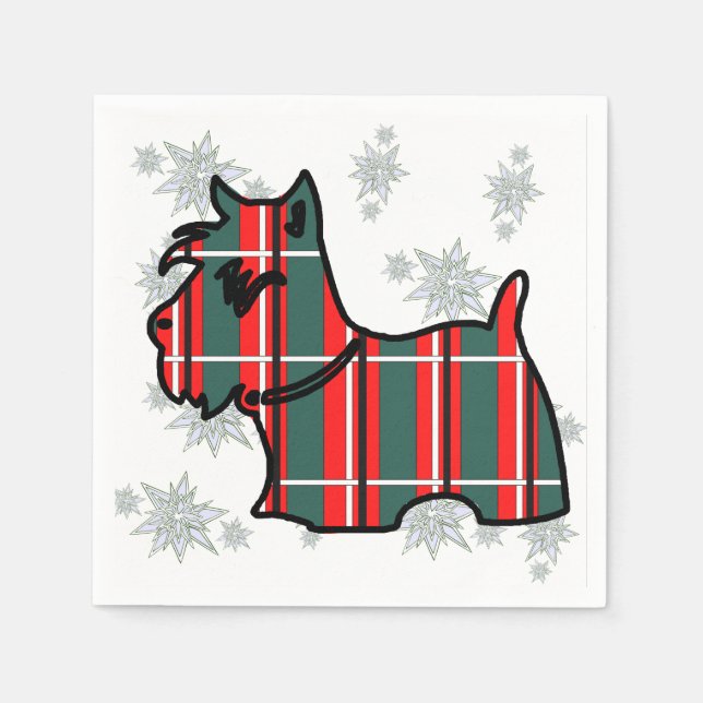 SCOTTISH TERRIER PAPER NAPKINS (Front)