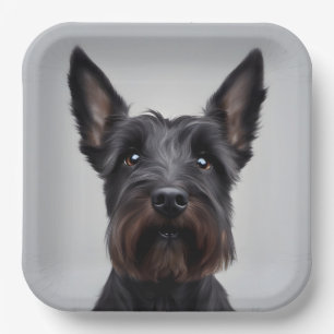Scottish Terrier Paper Plates