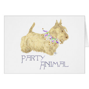 Scottish Terrier Party Animal Cards