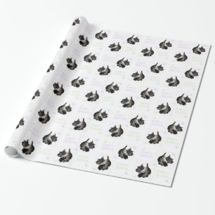 Scottish Terrier Party Animal Wrapping Paper