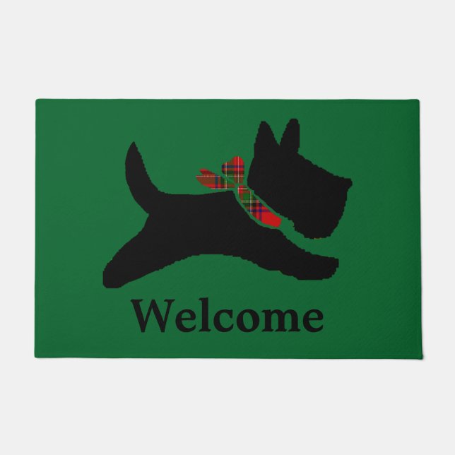 Scottish Terrier Personalize Doormat (Front)