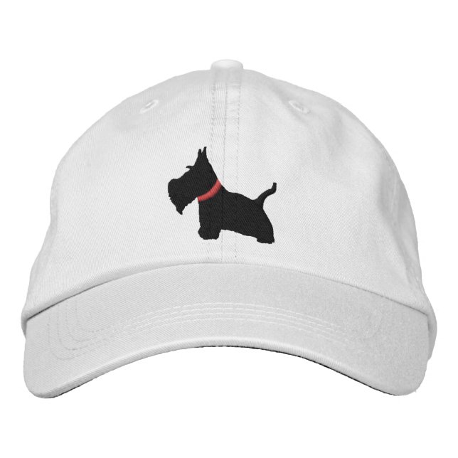 Scottish Terrier Personalized Adjustable Hat (Front)