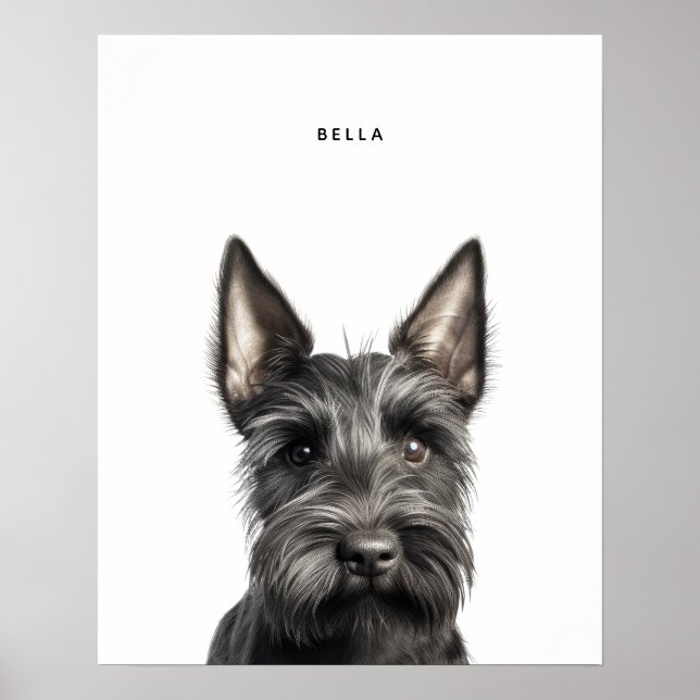 Scottish Terrier Personalized Print (Front)