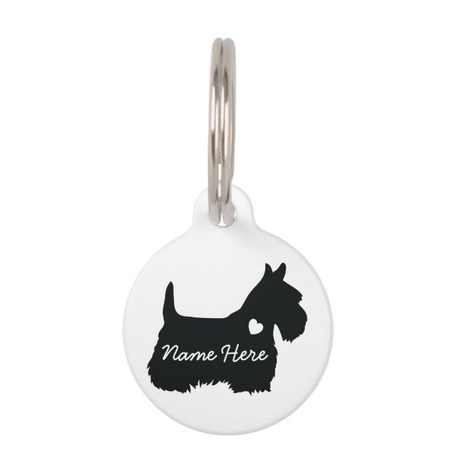 Scottish Terrier Pet ID Tag