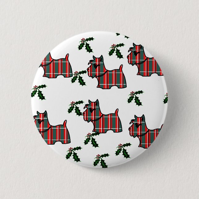 SCOTTISH TERRIER PINBACK BUTTON (Front)