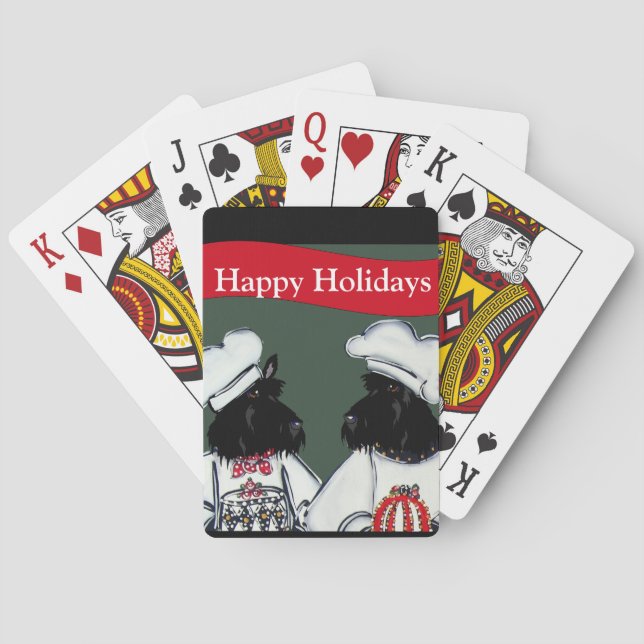 Scottish Terrier  Poker Cards (Back)