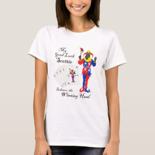 Scottish Terrier Poker Good Luck T-Shirt
