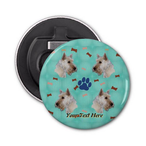 Scottish Terrier Portrait Bottle Opener