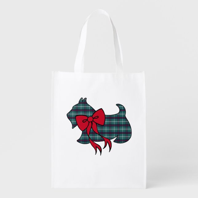 Scottish Terrier Reusable Gift Bag (Front)