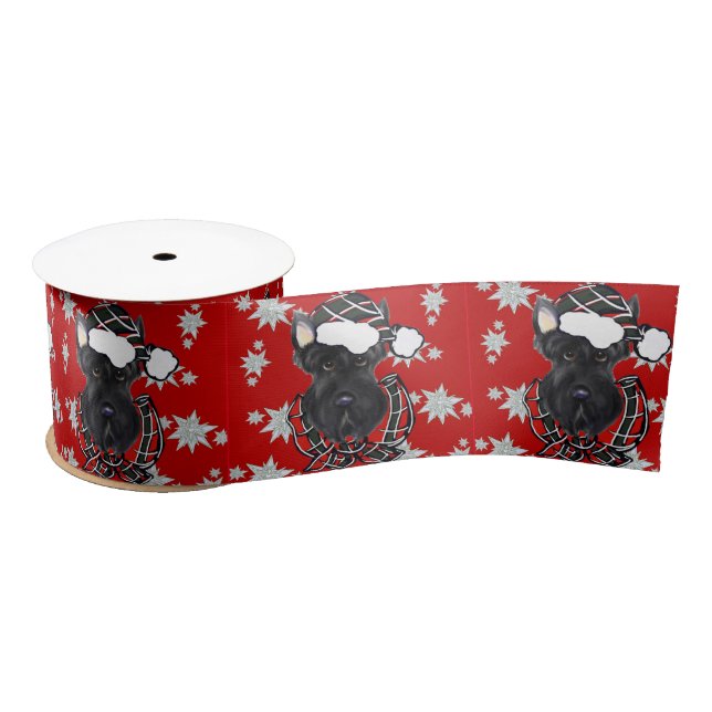 SCOTTISH TERRIER SATIN RIBBON (Spool)