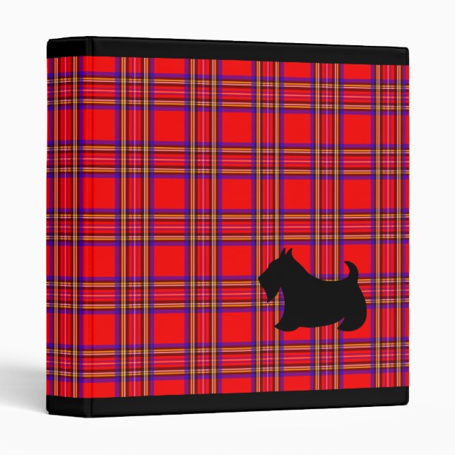 Scottish Terrier School Binder Scrapbook Gift (Front/Spine)