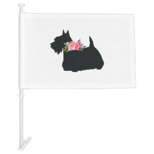 Scottish Terrier Scottie Dog Car Flag