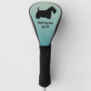 Scottish Terrier Scottie Dog Custom Text Golf Head Cover