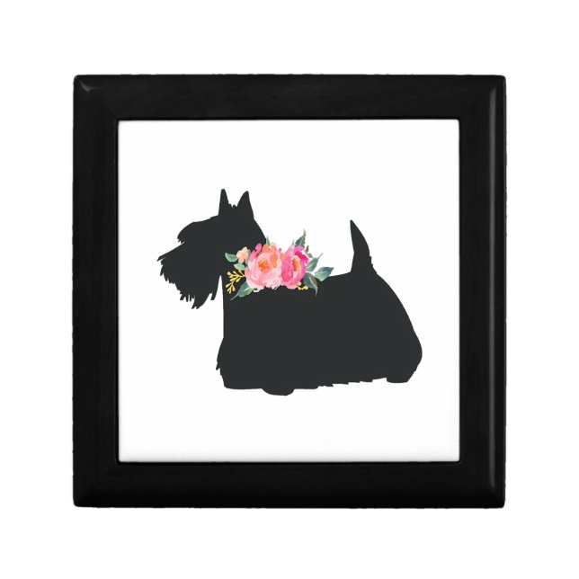 Scottish Terrier Scottie Dog Gift Box (Front)
