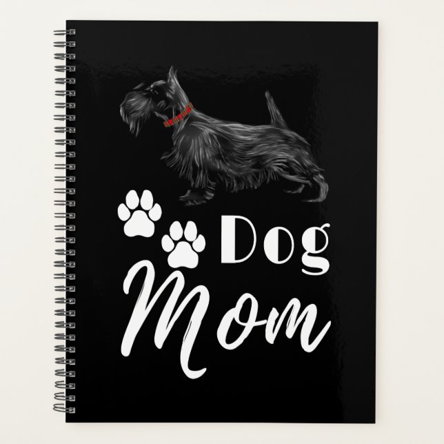 Scottish Terrier Scottie Dog Mom Planner (Front)