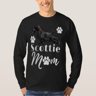 Scottish Terrier Scottie Dog Mom T-Shirt