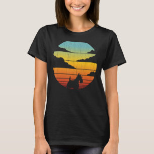 Scottish Terrier Scottie Retro Vintage 60s 70s Sun T-Shirt
