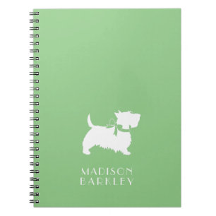 Scottish Terrier Scotty Dog Puppy Scottie Notebook