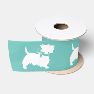 Scottish Terrier Scotty Dog Puppy Scottie Satin Ri Ribbon