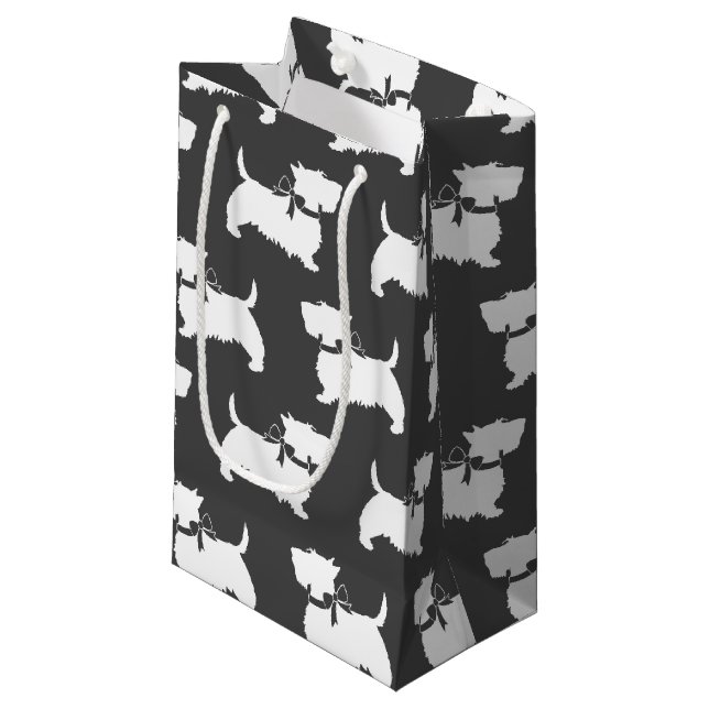 Scottish Terrier Scotty Dog Puppy Scottie Small Gi Small Gift Bag (Front Angled)