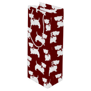 Scottish Terrier Scotty Dog Puppy Scottie Wine Gif Wine Gift Bag