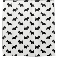 Scottish Terrier Silhouettes Pattern