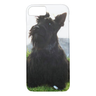 Scottish_Terrier sitting.png iPhone 8/7 Case