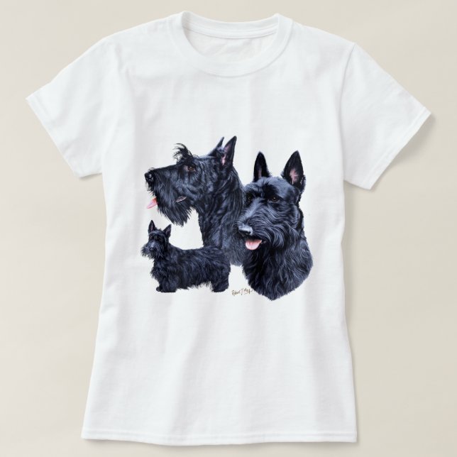 Scottish Terrier T-Shirt (Design Front)