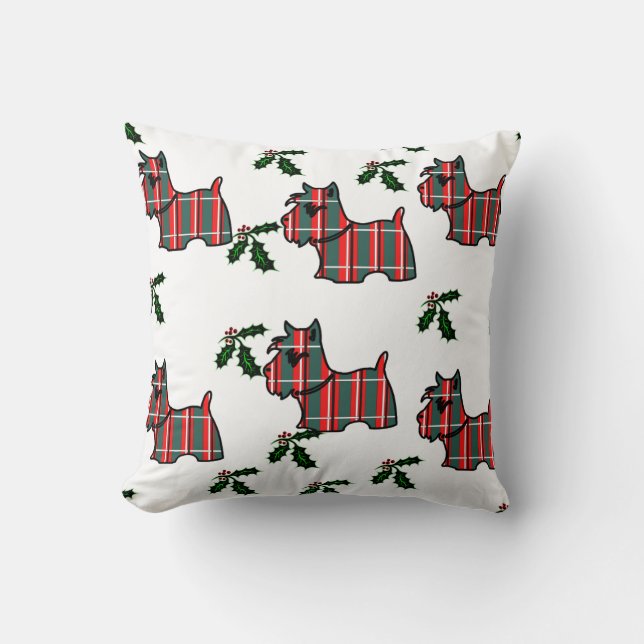 SCOTTISH TERRIER THROW PILLOW (Front)