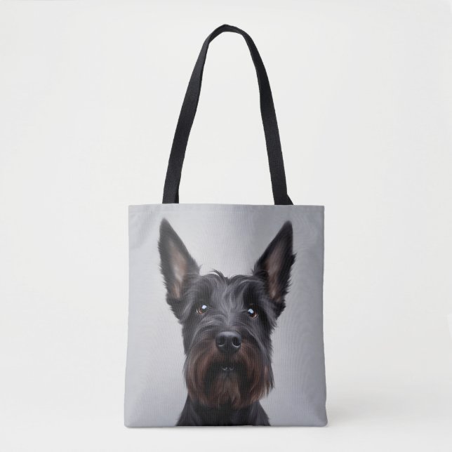 Scottish Terrier Tote Bag (Front)