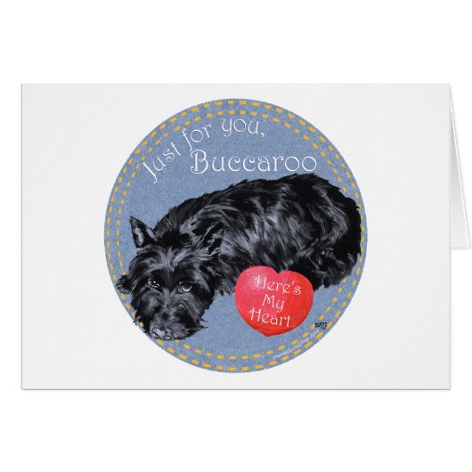 Scottish Terrier Valentine Cards (Front Horizontal)